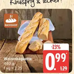 Marktkauf Backshop weizenbaguette Angebot