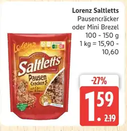 Marktkauf Lorenz saltletts pausencräcker Angebot
