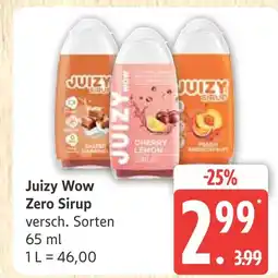 Marktkauf Juizy wow zero sirup Angebot
