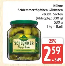 Marktkauf Kühne schlemmertöpfchen gürkchen Angebot