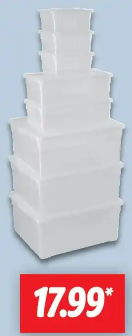 Lidl LIVARNO home Aufbewahrungsboxen-Set, 8-teilig Angebot
