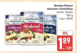Marktkauf Nordsee käserei deutscher schnittkäse Angebot