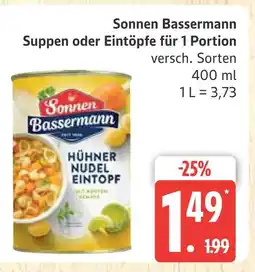 Marktkauf Sonnen bassermann suppen oder eintöpfe Angebot