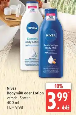 Marktkauf Nivea bodymilk Angebot