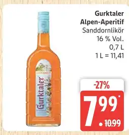 Marktkauf Gurktaler alpen-aperitif sanddornlikör Angebot