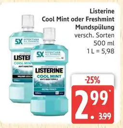 Marktkauf Listerine cool mint Angebot