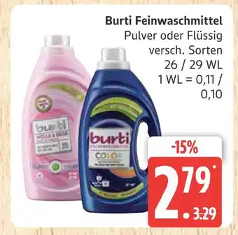 Marktkauf Burti feinwaschmittel Angebot