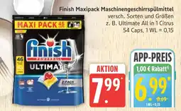 Marktkauf Finish maxipack maschinengeschirrspülmittel Angebot