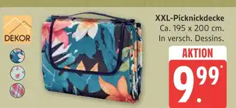 Marktkauf Dekor xxl-picknickdecke Angebot