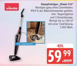 Marktkauf Vileda dampfreiniger steam 3.0 Angebot