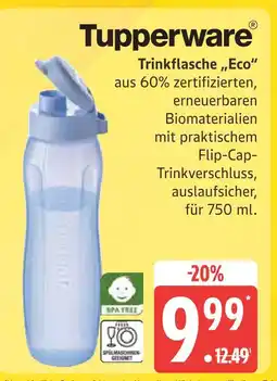 Marktkauf Tupperware trinkflasche „eco“ Angebot