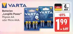 Marktkauf Varta longlife power Angebot