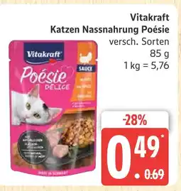 Marktkauf Vitakraft katzen nassnahrung poésie Angebot
