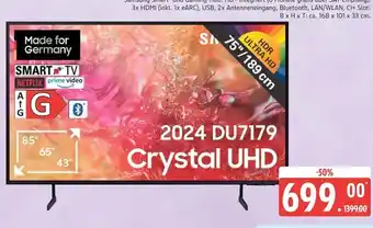 Marktkauf Samsung 2024 du7179 crystal uhd Angebot