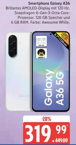 Marktkauf Samsung galaxy a36 Angebot