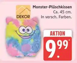 Marktkauf Dekor monster-plüschkissen Angebot