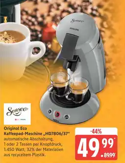 Marktkauf Senseo original eco kaffeepad-maschine Angebot