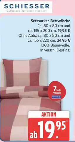 Marktkauf Schiesser seersucker-bettwäsche Angebot