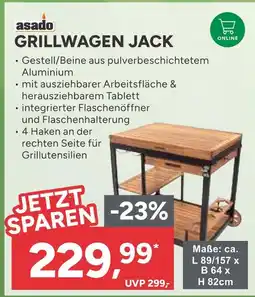 Marktkauf Asado grillwagen jack Angebot