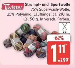 Marktkauf Twister strumpf- und sportwolle Angebot