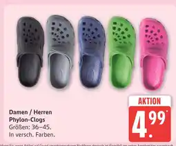 Marktkauf Damen / herren phylon-clogs Angebot