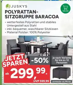 Marktkauf Juskys polyrattan-sitzgruppe baracoa Angebot