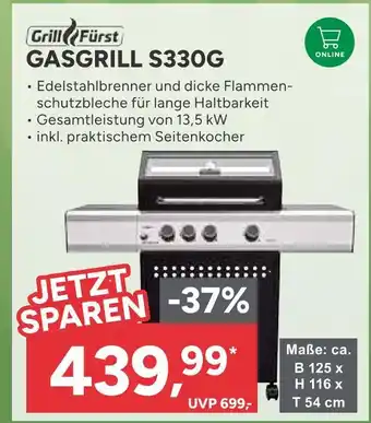 Marktkauf Grillfürst gasgrill s330g Angebot