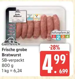 Marktkauf Gutfleisch frische grobe bratwurst Angebot