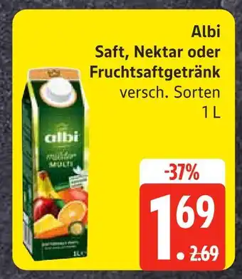 Edeka Albi saft, nektar oder fruchtsaftgetränk Angebot