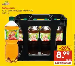Netto Marken-Discount Fruchtinsel apfelschorle Angebot