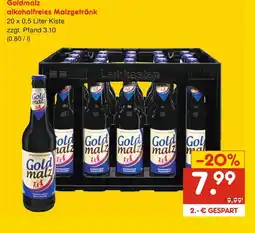 Netto Marken-Discount Goldmalz alkoholfreies malzgetränk Angebot