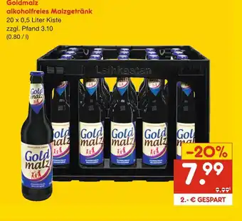 Netto Marken-Discount Goldmalz alkoholfreies malzgetränk Angebot