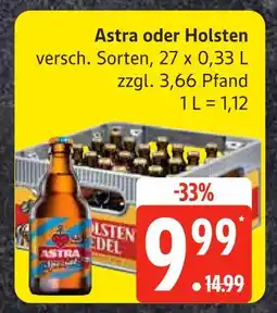 Edeka Astra oder holsten Angebot