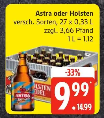 Edeka Astra oder holsten Angebot