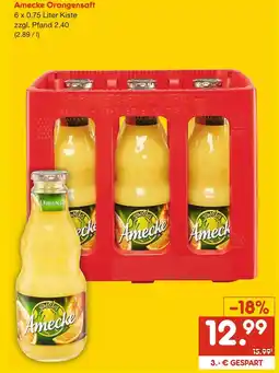 Netto Marken-Discount Amecke orangensaft Angebot