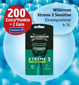 Edeka Wilkinson xtreme 3 sensitive Angebot