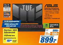 Expert Asus gaming-notebook fa707nu-hx051w Angebot