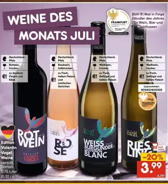 Netto Marken-Discount Edition valentin vogel weine Angebot