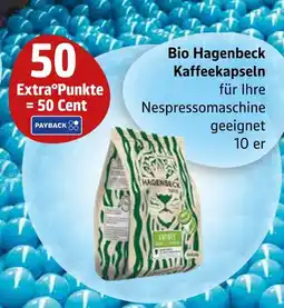 Edeka Hagenbeck bio kaffeekapseln Angebot