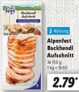 Lidl Alpenfest Backhendl Aufschnitt Angebot