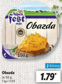 Lidl Obazda Angebot