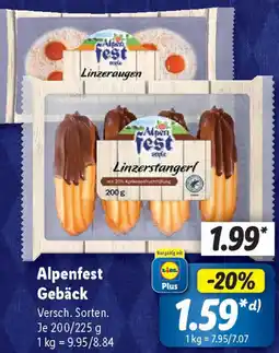 Lidl Alpenfest Gebäck Angebot