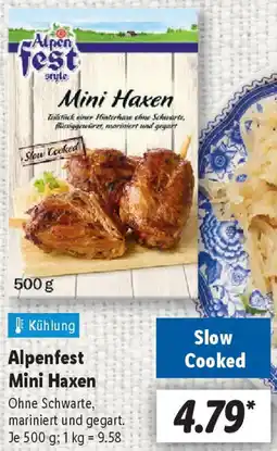 Lidl Alpenfest Mini Haxen Angebot