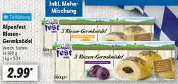 Lidl Alpenfest Riesen Germknödel Angebot
