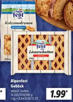 Lidl Alpenfest Gebäck Angebot