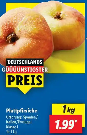 Lidl Plattpfirsiche Angebot