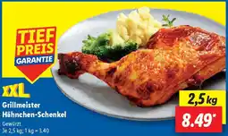Lidl Grillmeister Hähnchen-Schenkel Angebot