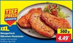 Lidl Metzgerfrisch Hähnchen-Hacksteaks Angebot