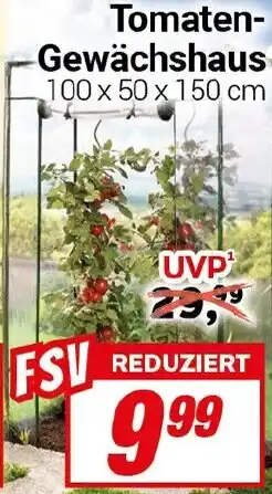 CENTERSHOP Tomaten Gewächshaus Angebot