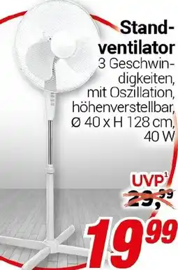 CENTERSHOP Standventilator Angebot